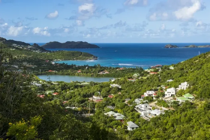 Framed Print : Overlook over the coastline of St. Barth (Saint Barthelemy), Lesser Antilles, West Indies Framed Print : Overlook over the coastline of St. Barth (Saint Barthelemy), Lesser Antilles, West Indies