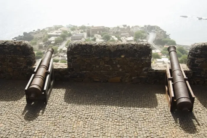 Framed Print : Overlooking Cidade Velha from the Fortress of Sao Filipe, Santiago, Cape Verde Islands Framed Print : Overlooking Cidade Velha from the Fortress of Sao Filipe, Santiago, Cape Verde Islands