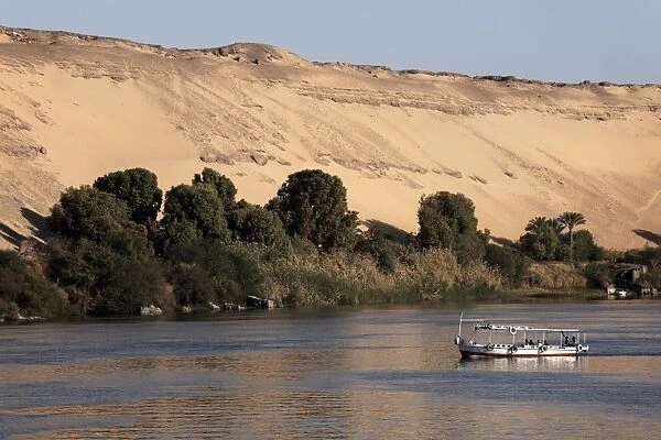 Overlooking the River Nile at Aswan, Egypt, North Africa, Africa