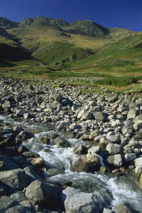 Framed Print : Oxendale Beck below Crinkle Crags, Lake District National Park, Cumbria Framed Print : Oxendale Beck below Crinkle Crags, Lake District National Park, Cumbria