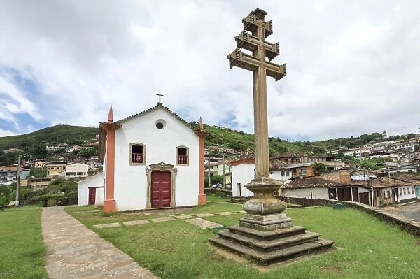 Padre Faria Church, Ouro Preto, UNESCO World Heritage Site, Minas Gerais, Brazil, South America
