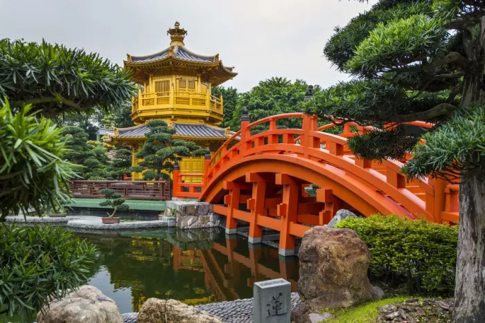 Framed Print : The pagoda at the Chi Lin Nunnery and Nan Lian Garden, Kowloon, Hong Kong, China, Asia Framed Print : The pagoda at the Chi Lin Nunnery and Nan Lian Garden, Kowloon, Hong Kong, China, Asia