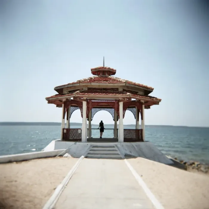 Framed Print : Pagoda overlooking the Caribbean Sea, Cienfuegos, Cuba, West Indies, Central America Framed Print : Pagoda overlooking the Caribbean Sea, Cienfuegos, Cuba, West Indies, Central America