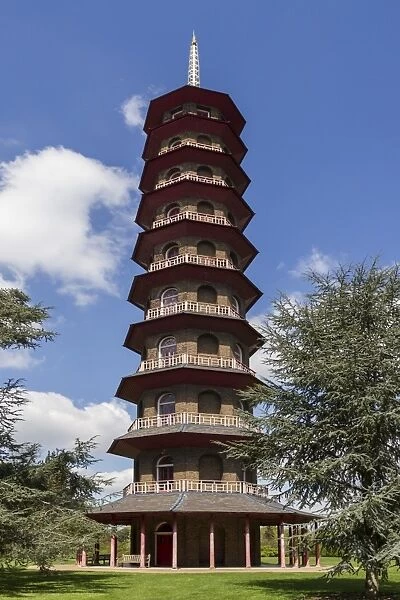 Pagoda, Royal Botanic Gardens, Kew, UNESCO World Heritage Site, London, England, United Kingdom, Europe