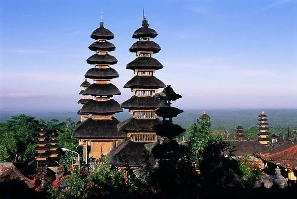 Pagoda towers