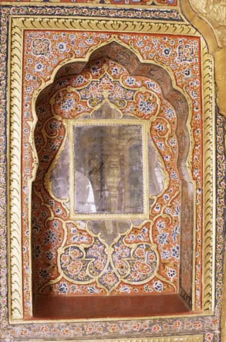 Framed Print : Detail of a painted Framed Print : Detail of a painted