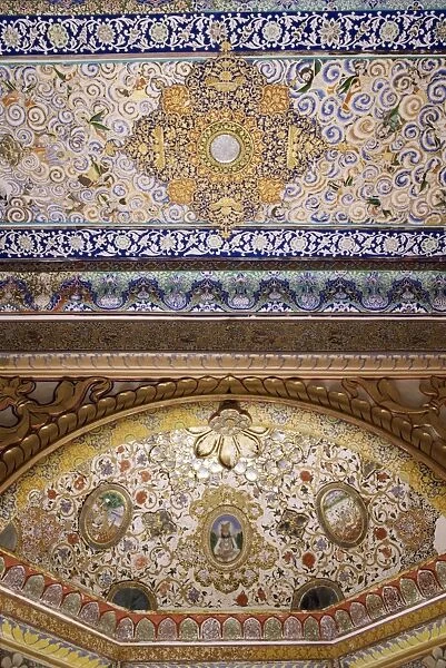 Painted ceiling detail