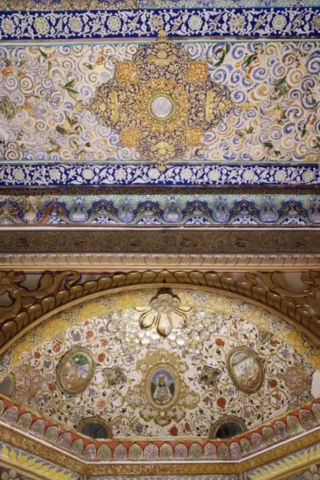 Framed Print : Painted ceiling detail Framed Print : Painted ceiling detail