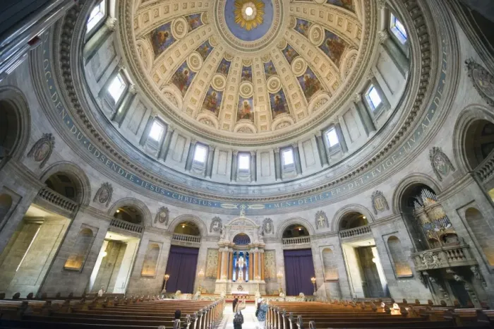 Framed Print : Painted domed ceiling inside Frederikskirken Church (Marmorkirken), Copenhagen Framed Print : Painted domed ceiling inside Frederikskirken Church (Marmorkirken), Copenhagen