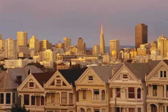 Framed Print : The Painted Ladies Framed Print : The Painted Ladies