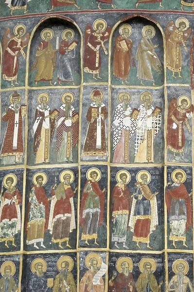 Painted monastery of Sucevita, Moldavia, Southern Bucovina, Romania, Europe