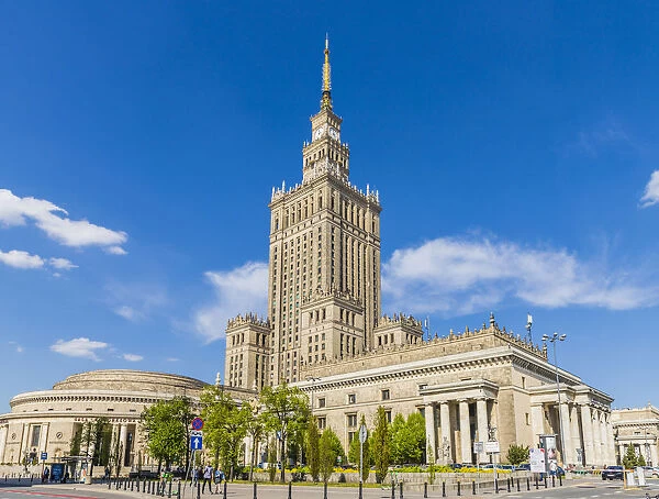 Palace of Culture and Science, Warsaw, Poland, Europe