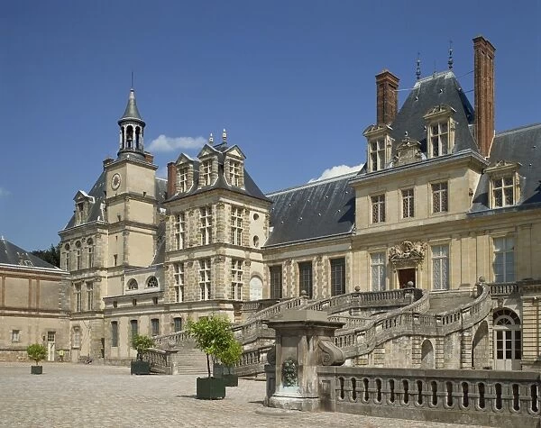 The Palace at Fontainebleau, UNESCO World Heritage Site, Seine-et-Marne