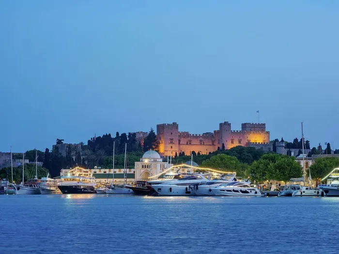 Framed Print : Palace of the Grand Master of the Knights of Rhodes at dusk, UNESCO World Heritage Site, Medieval Old Town, Rhodes City, Rhodes Island, Dodecanese, Greek Islands, Greece, Europe Framed Print : Palace of the Grand Master of the Knights of Rhodes at dusk, UNESCO World Heritage Site, Medieval Old Town, Rhodes City, Rhodes Island, Dodecanese, Greek Islands, Greece, Europe