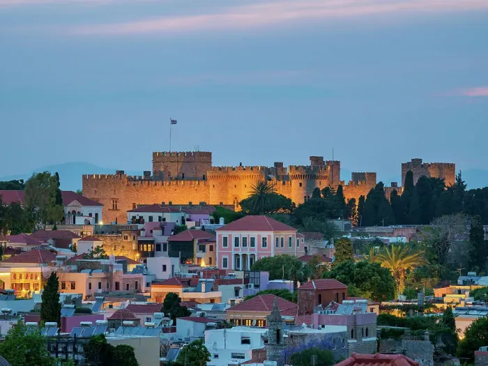 Framed Print : Palace of the Grand Master of the Knights of Rhodes at dusk, UNESCO World Heritage Site, Medieval Old Town, Rhodes City, Rhodes Island, Dodecanese, Greek Islands, Greece, Europe Framed Print : Palace of the Grand Master of the Knights of Rhodes at dusk, UNESCO World Heritage Site, Medieval Old Town, Rhodes City, Rhodes Island, Dodecanese, Greek Islands, Greece, Europe