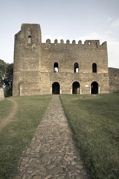 The Palace of Iyasu I, inside the the Royal Enclosure, Fasil Ghebbi, UNESCO World Heritage site in Gondar