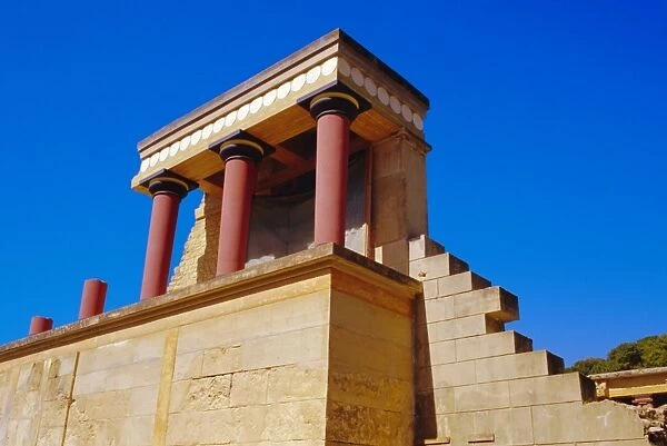 Palace ruins at Knossos