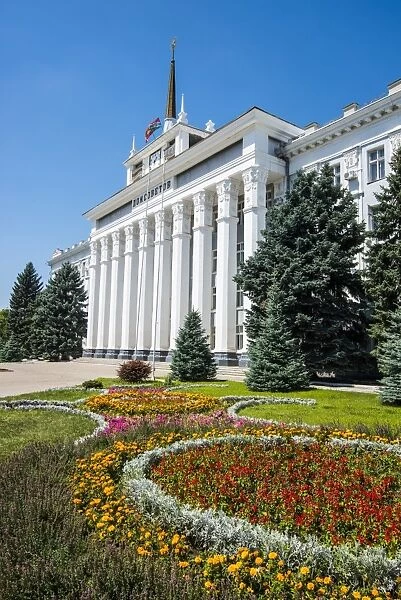 The Palace of the Soviets, Tiraspol, capital of the Republic of Transnistria, Moldova, Europe