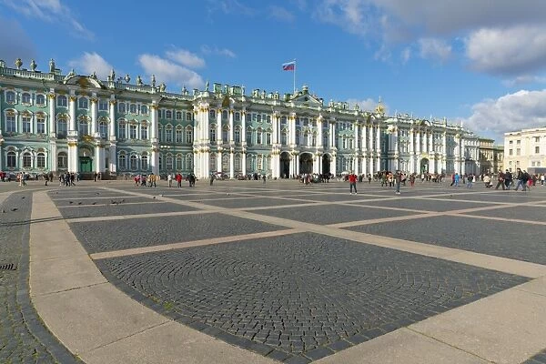Palace Square (Dvortsovaya Place) and the Winter Palace (State Hermitage Museum)