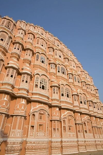 Palace of the Winds (Hawa Mahal), Jaipur, Rajasthan, India, Asia