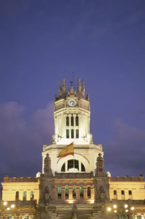 Framed Print : Palacio de Comunicaciones at dusk Framed Print : Palacio de Comunicaciones at dusk