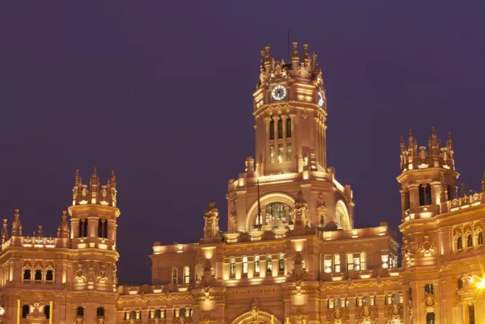 Framed Print : Palacio de Comunicaciones in Plaza de Cibeles, Madrid, Spain, Europe