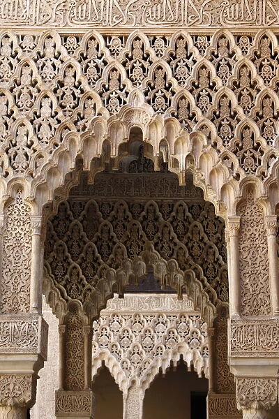 Palacio de los Leones, Nasrid Palaces, Alhambra, UNESCO World Heritage Site, Granada