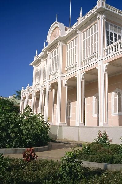 Palacio de Poua, a palace in Mindelo, on Sao Vicente Island, Cape Verde Islands