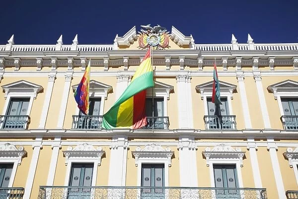 Palacio Presidencial (Presidential Palace) in Plaza Pedro Murillo, La Paz, Bolivia, South America