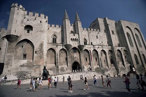 Palais des Papes, Avignon, UNESCO World Heritage Site, Vaucluse, Provence, France, Europe