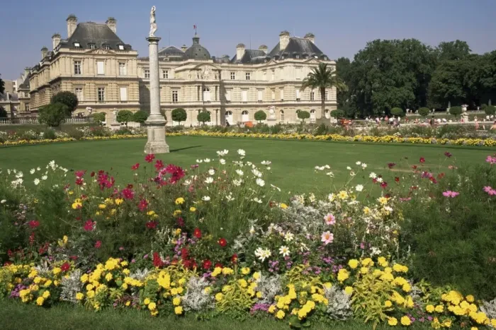 Framed Print : Palais du Luxembourg and gardens, Paris, France, Europe Framed Print : Palais du Luxembourg and gardens, Paris, France, Europe