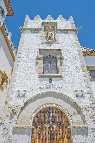 Palau Maricel (Maricel de Mar museum), Sitges, Costa Dorada, Catalonia, Spain, Europe