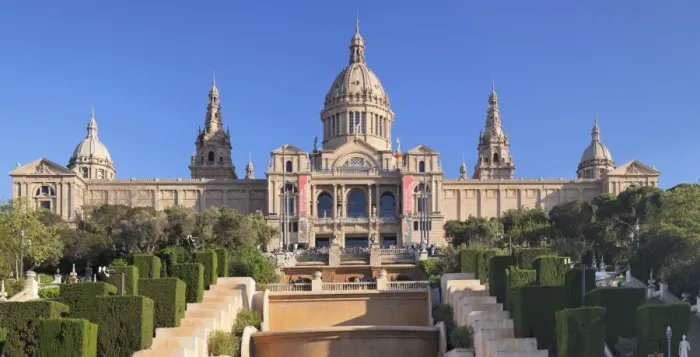 Framed Print : Palau Nacional (Museu Nacional d Art de Catalunya), Montjuic, Barcelona, Catalonia Framed Print : Palau Nacional (Museu Nacional d Art de Catalunya), Montjuic, Barcelona, Catalonia