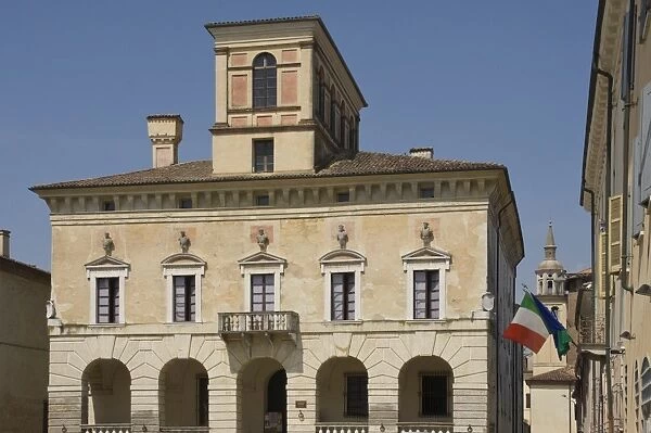 The Palazzo Ducale, Sabbioneta, Lombardy, Italy, Europe