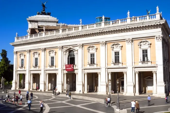 Framed Print : Palazzo Nuovo, Campidoglio, Capitoline Hill, UNESCO World Heritage Site, Rome, Lazio Framed Print : Palazzo Nuovo, Campidoglio, Capitoline Hill, UNESCO World Heritage Site, Rome, Lazio