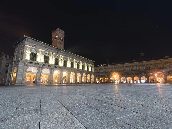 Palazzo of Podesta in the historical centre of Bologna, Piazza Maggiore, Bologna