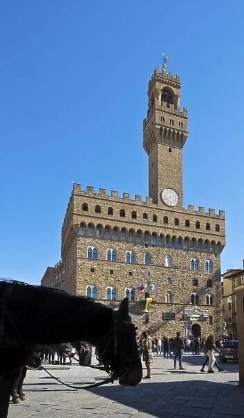 Palazzo Vecchio, Florence, UNESCO World Heritage Site, Tuscany, Florence, Italy, Europe