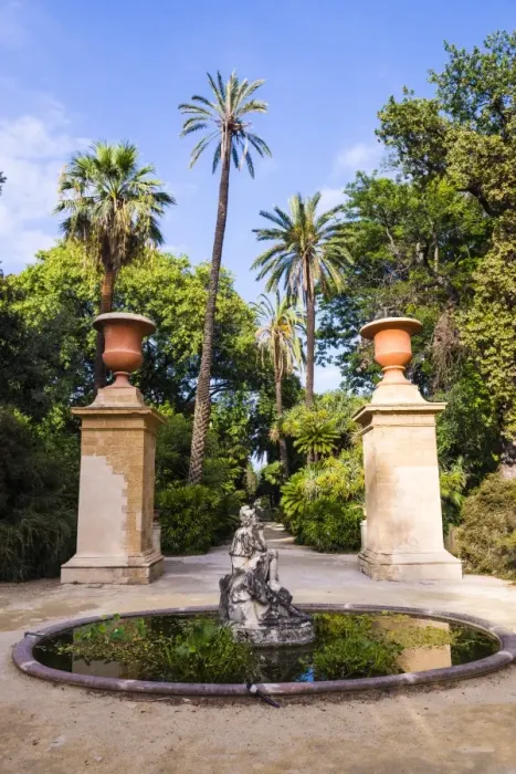 Framed Print : Palermo Botanical Gardens (Orto Botanico), Palermo, Sicily, Italy, Europe