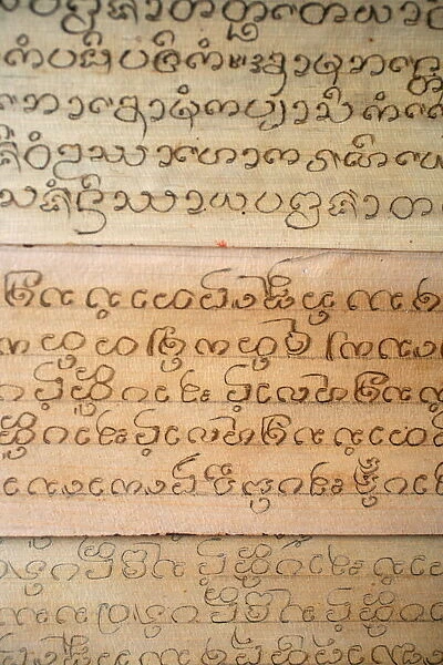 Pali writing tablets, Myanmar (Burma), Asia