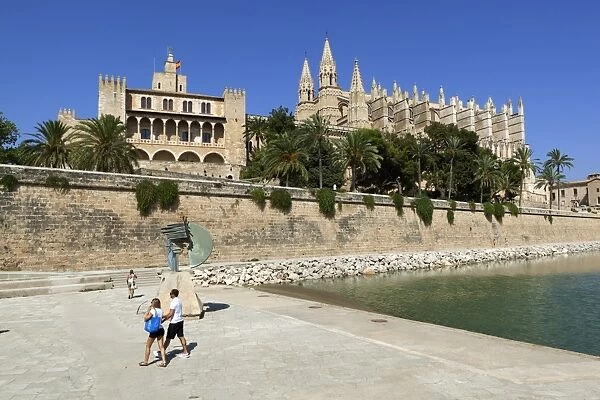Palma Cathedral (La Seu), Palma de Mallorca, Mallorca (Majorca), Balearic Islands