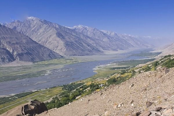 The Pamir River, Wakhan valley, The Pamirs, Tajikistan, Central Asia