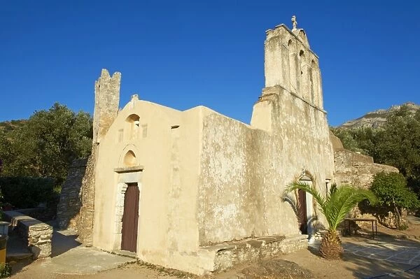 Panagia Drossiani, Byzantine style church, Moni, Naxos, Cyclades Islands