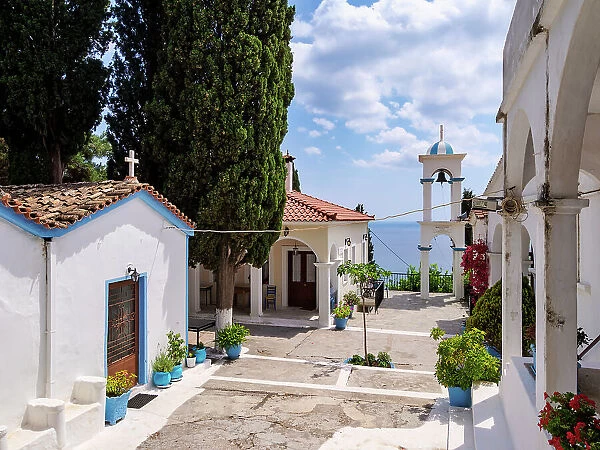 Panagia Spiliani Monastery, Pythagoreio, Samos Island, North Aegean, Greek Islands, Greece, Europe