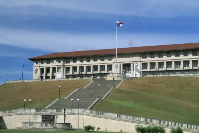 Framed Print : Panama Canal Administration Building Framed Print : Panama Canal Administration Building