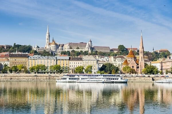 Panaorama photo of Buda, Budapest, Hungary, Europe