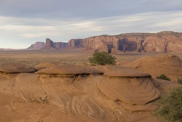 Pancake Rocks, Mystery Valley, Monument Valley Navajo Tribal Park, Arizona
