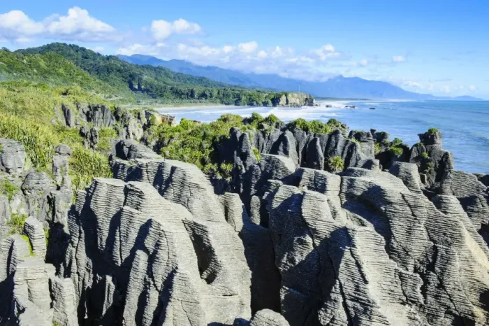 Framed Print : Pancake Rocks, Paparoa National Park, West Coast, South Island, New Zealand, Pacific Framed Print : Pancake Rocks, Paparoa National Park, West Coast, South Island, New Zealand, Pacific