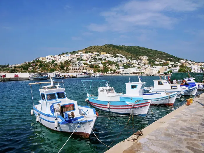 Framed Print : Pandeli Fishing Port, Leros Island, Dodecanese, Greek Islands, Greece, Europe Framed Print : Pandeli Fishing Port, Leros Island, Dodecanese, Greek Islands, Greece, Europe