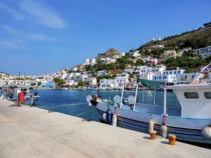 Framed Print : Pandeli Fishing Port, Leros Island, Dodecanese, Greek Islands, Greece, Europe Framed Print : Pandeli Fishing Port, Leros Island, Dodecanese, Greek Islands, Greece, Europe