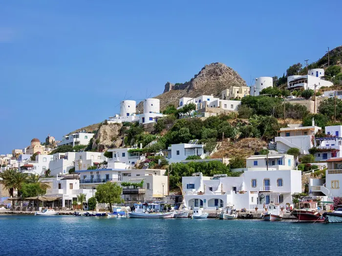 Framed Print : Pandeli Waterfront, Leros Island, Dodecanese, Greek Islands, Greece, Europe Framed Print : Pandeli Waterfront, Leros Island, Dodecanese, Greek Islands, Greece, Europe